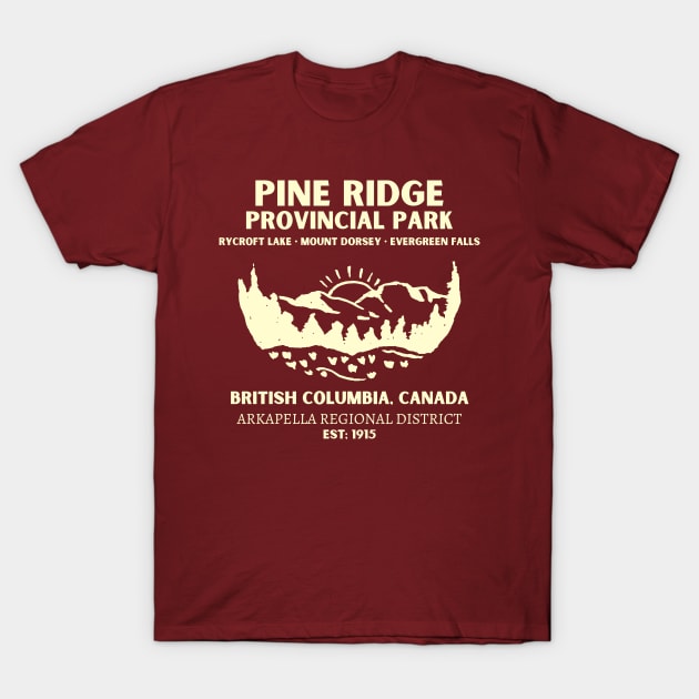 Pine Ridge Provincial Park T-Shirt by SupremeHattie